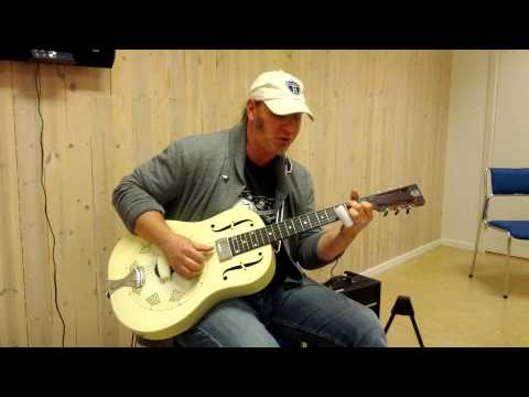 Brian Kramer; Tampa Red Slide Guitar Example In Open D; Sugar Mama