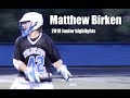 Matthew Birken Lacrosse Junior Year Highlights (CNU Commit)