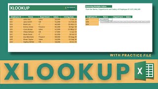XLOOKUP Function in Excel: XLOOKUP vs VLOOKUP + With Practice File