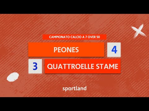 HIGHLIGHTS • Campionato Calcio a 7 Over 50 - Peones vs Quattroelle Stame