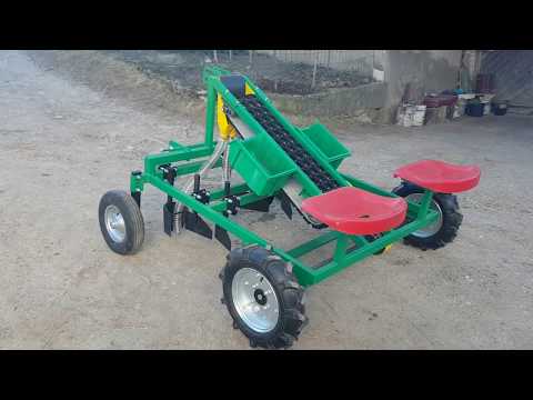 3 rows manual garlic - onion planter