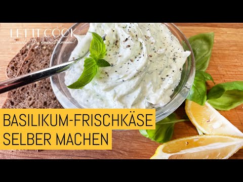 Basilikum Frischkäse selber machen, ein Traum