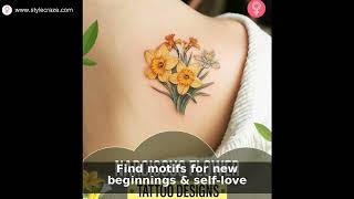 Top 60 Narcissus Flower Tattoo Designs & Symbolism