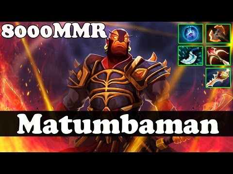 Dota 2 - Matumbaman 8000 MMR Plays Ember Spirit - Ranked Match Gameplay