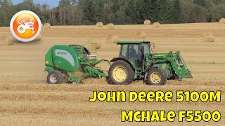 Baling 2025 | John Deere 5100M & McHale F5500 round baler