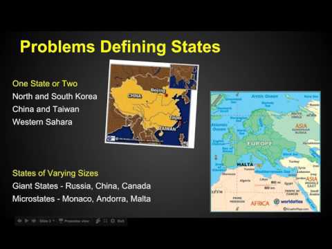 Chapter 8 Key Issue 1 - Political Geography - AP Human Geography