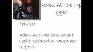 Adam Ant - Room At The Top (w/ trivia)