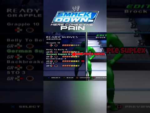 How to use Brock Lesnar's Triple Suplex Move IN HCTP #hctp #wwegames #shorts #brocklesnar