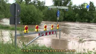preview picture of video 'Neckarhochwasser bei Pliezhausen 2013'