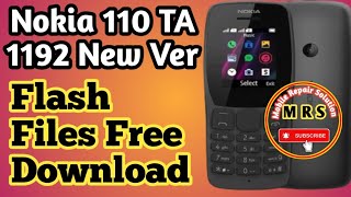 Nokia 110 TA 1192 Flash File New Ver Download