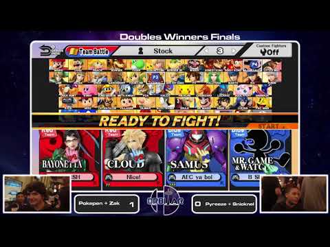 Pokepen + Zak vs AEC | Pyreeze + Snickeldorf - Orbitar 43 Doubles - WFs