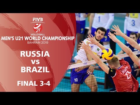 Russia vs Brazil | Full Match | Men's U21 World Championships 2019 - Bahrain