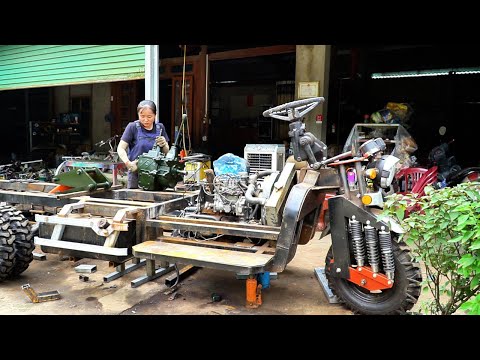 Restart the unfinished project, restore the lift tower and gearbox, can she do it?