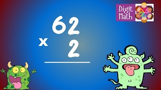 2-Digit Multiplication of 2 digit number by 1 digit number
