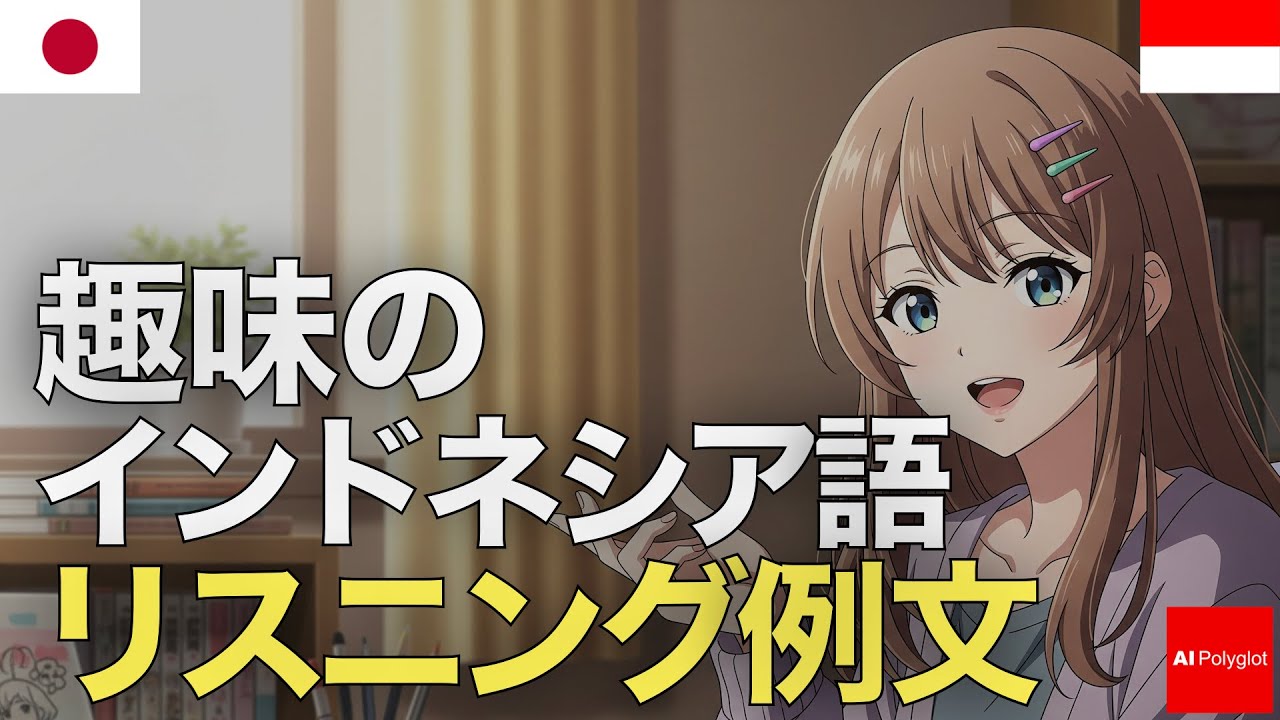 趣味のインドネシア語リスニング例文 | 音声学習 | リスニング練習 episode artwork