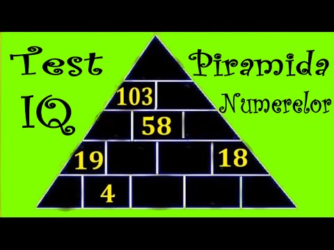 Piramida Numerelor - Test IQ
