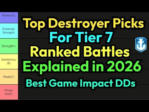 Top Destroyer Picks For Ranked Battles At T7 in 2026 Explained | World of Warships