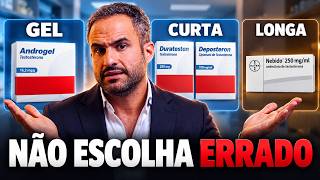 REPOSIÇÃO DE TESTOSTERONA: GEL, INJEÇÃO CURTA OU LONGA, QUAL ESCOLHER