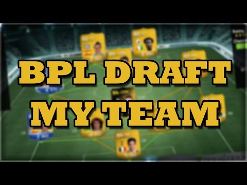 FIFA 14 | BPL TOTS FANTASY FOOTBALL DRAFT - MY TEAM