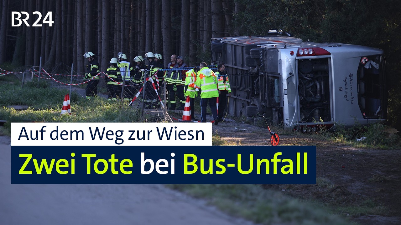 Reisebus auf A96 umgekippt: Zwei Tote und mehrere Verletzte | BR24