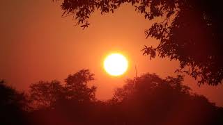 Beautiful Red Sunset Time Lapse - Royalty Free Nature HD Stock Video Footage.
