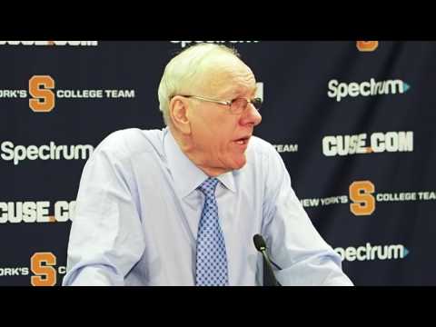 Syracuse coach Boeheim's Virginia press conference