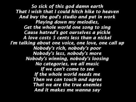 lloyd feat. R.Kelly, Keri Hilson & K'naan - World Cry [lyrics on screen]
