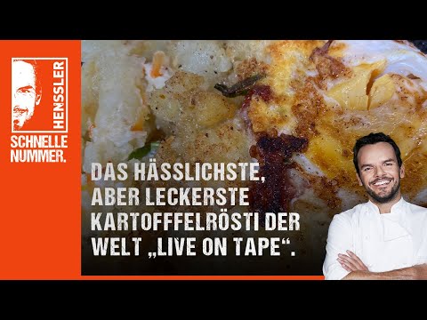 Schnelles hässlichstes, aber leckerstes Rösti der Welt  "Live on Tape" Rezept von Steffen Henssler