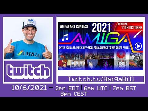 10/6/2021 Commodore Amiga - Amiga Art Contest with Guest 10MARC & More!