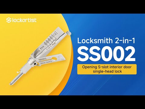 SS002 Lockpick Tool Demonstration: Unlocking Electronic and S-Groove Locks
