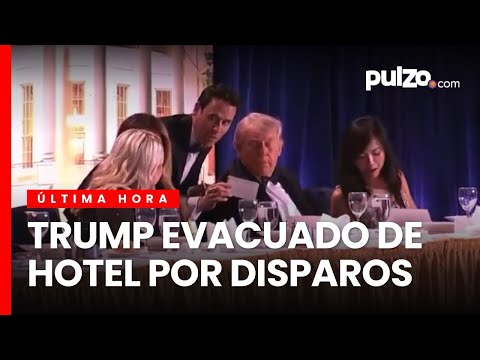 Donald Trump fue evacuado de hotel por disparos durante importante evento