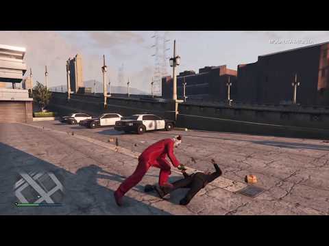 Demone Clown Strage alla stazione di Polizia GTA V online