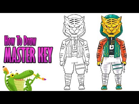 How To Draw The Beef Boss Fortnite Cool Kids Art Video - how to draw master key fortnite season 8 easy step by step