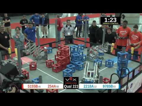 2015 VRC Sci Q223 - 5155B 254A vs 2218A 9785B - 37 to 59 - VEX Worlds 2015 - Science Division