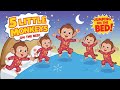 5 Little Monkeys Jumping On The Bed Fun Nursery Rhyme For Kids Bedtime Song Learning Video