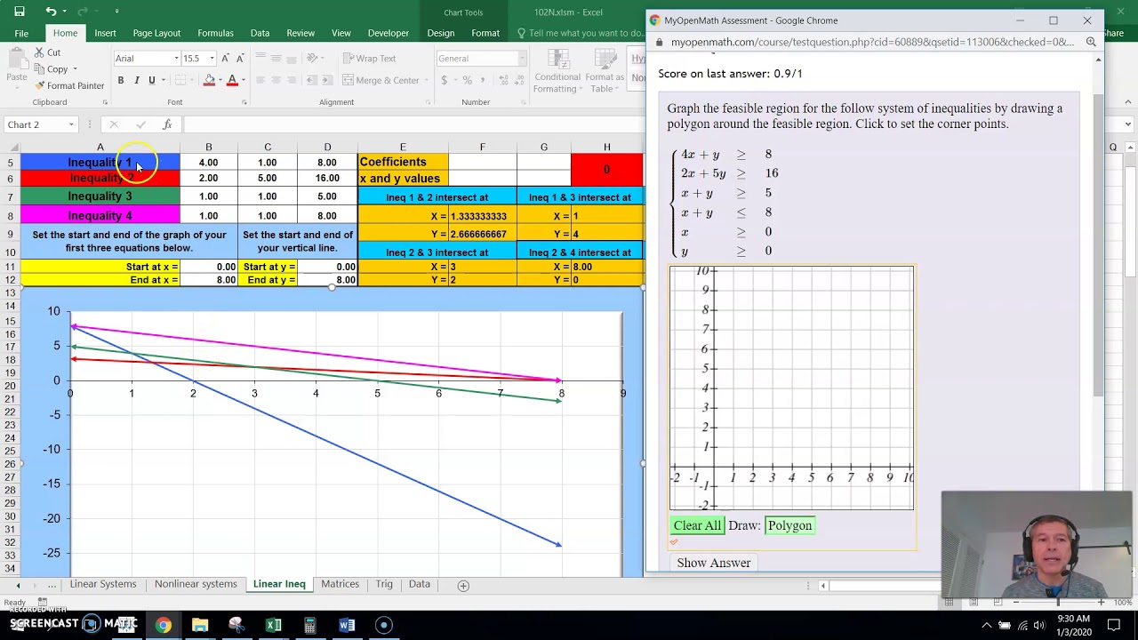 Linear inequality systems