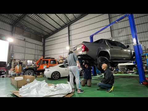 Hilux Rear Bumper Install