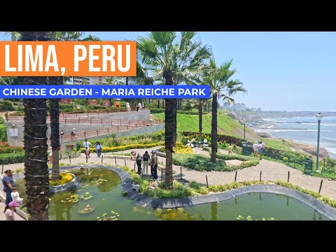 Miraflores Chinese Garden to Maria Reiche Park! Walk with me in Lima, Peru!