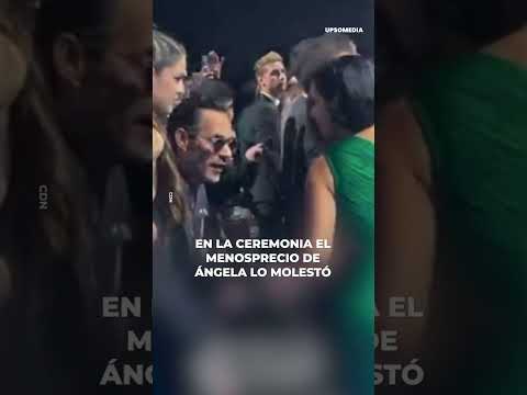 La tensa discusión entre Marc Anthony y Ángela Aguilar | íconos #shorts