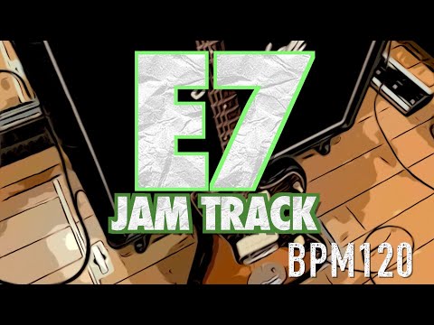 E7 JAM BACKING TRACK (Funk Rock Style) - E Mixolydian