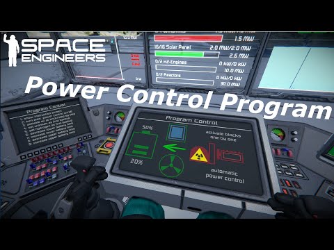 Power Control Program Script for Space Engineers - Trailer