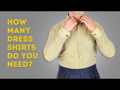 How Many Men's Dress Shirts Do You Really Need?