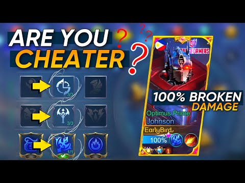 Johnson 100% BROKEN BUILD ( SAVAGE? 😱 ) | GROCK’S WALL CAN’T STOP ME 🔥 ~ Mobile Legends: Bang Bang