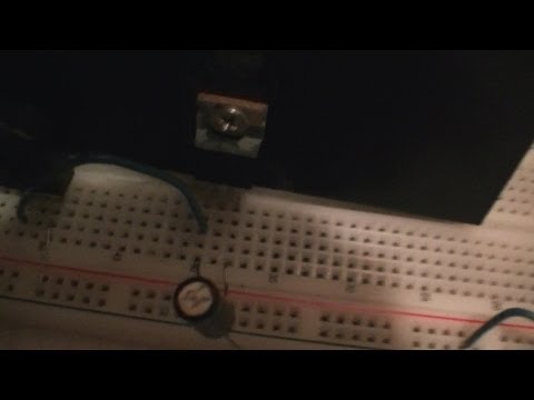 5 Watt Class A Audioverstärker auf Steckboard mit IRF510 Mosfet - eflose #222