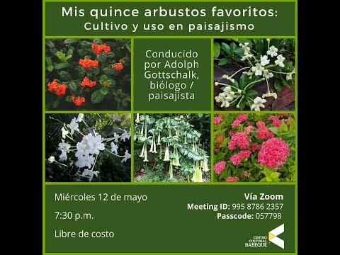, title : 'Mis quince arbustos favoritos: Cultivo y uso en paisajismo'