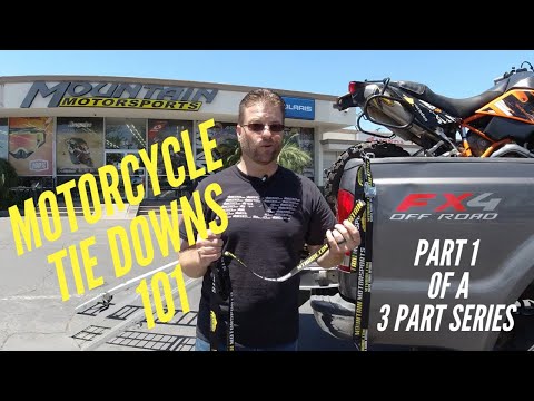 The Best Motorcycle Tie Down Straps 101 - Part 1 of 3
