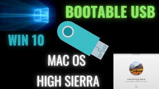 HOW TO MAKE A BOOTABLE MAC OSX HIGH SIERRA WIN 10 | 2023 GUIDE | READ DESCRIPTION (1/2)