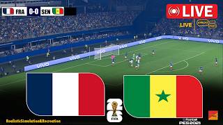 🔴LIVE : FRANCE vs SENEGAL | eFootball PES 2021 Video Game Simulation PC