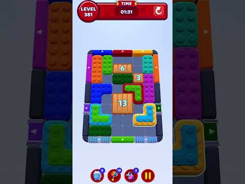 Color Block Jam Level 381 Solution Walkthrough #colorblockjam #gaming #colorblockjamgame #games