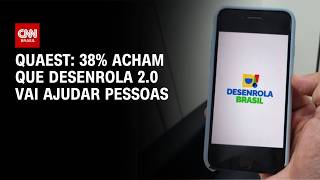 Vídeo: Genial/Quaest: 38% acham que o Desenrola 2.0 vai ajudar as pessoas | BASTIDORES CNN